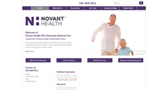 Desktop Screenshot of nhpilotmountainmedicalcare.org